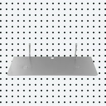 WHAMVOX 2 Pcs Pegboard Wall Rack Boards Shelf Bracket Storage System Unit