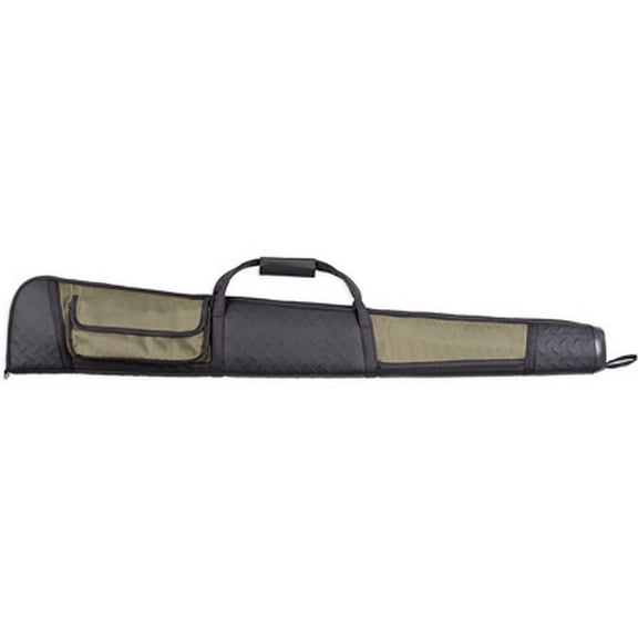 Bulldog Cases & Vaults Armor Shotgun Case 52'' Green W/ Blk Extra Thick Pad
