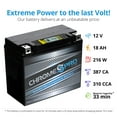 thumbnail image 3 of Chrome Pro Battery Ytx20hl-bs (20hl-bs 12 Volts,18 Ah, 310 Cca) Motorcycle iGel Battery for Harley-davidson 1450cc Fxst Flst Softail 2005, 3 of 9