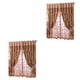 thumbnail image 2 of sweethay Edal Floral peonía patrón tul sala de estar cortinas cenefas ventana 100*250 práctico No.04 2Conjunto, 2 of 6