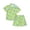 0-Green3, variant on Oiyii Summer Boys Outfits Lemon Print Short Sleeve Button-Down Shirt Shorts Set, Sizes 2-15
