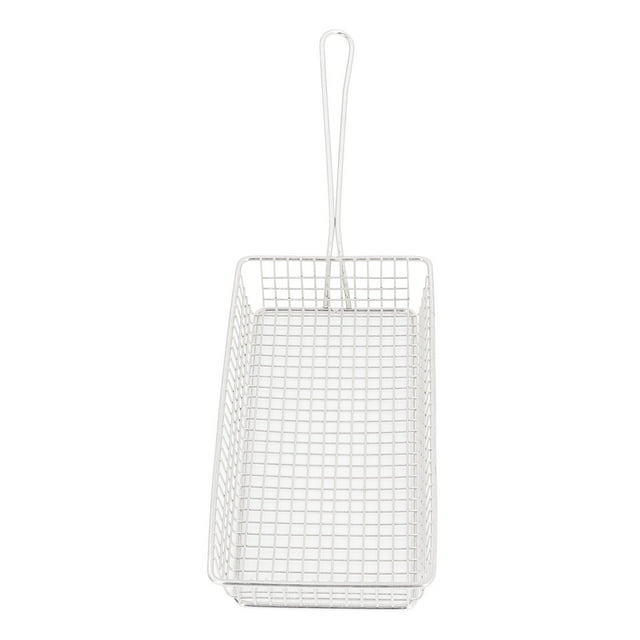 Panier de Friteuse en Acier Inoxydable, Panier de Friture Multifonction Résistant aux Hautes Températures pour Frire Croustilles Poulet Poisson Frites