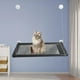 thumbnail image 5 of Resistente y duradera hamaca para gatos que cuelga ventana grande Percha Grids de jinwen Gato colgando hamaca, 5 of 6