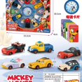 thumbnail image 1 of Mickey Mouse Cartoon Cute Alloy Car Sliding Car Metal Inertia Car Children's Toys Girl Gifts Minnie Racing Model Gift Box 6pcs gift box, 1 of 6