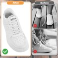 thumbnail image 3 of Uxcell 4 Set Cordones Elásticos Sin Atar para Zapatillas de Adultos, Negro, 3 of 6