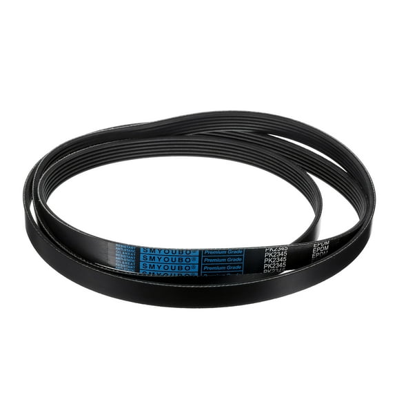 6PK2345 V-Ribbed Belt 6 Ribs 2345mm Length x 21mm Width x 5mm Height, EPDM Micro V Serpentine Belt
