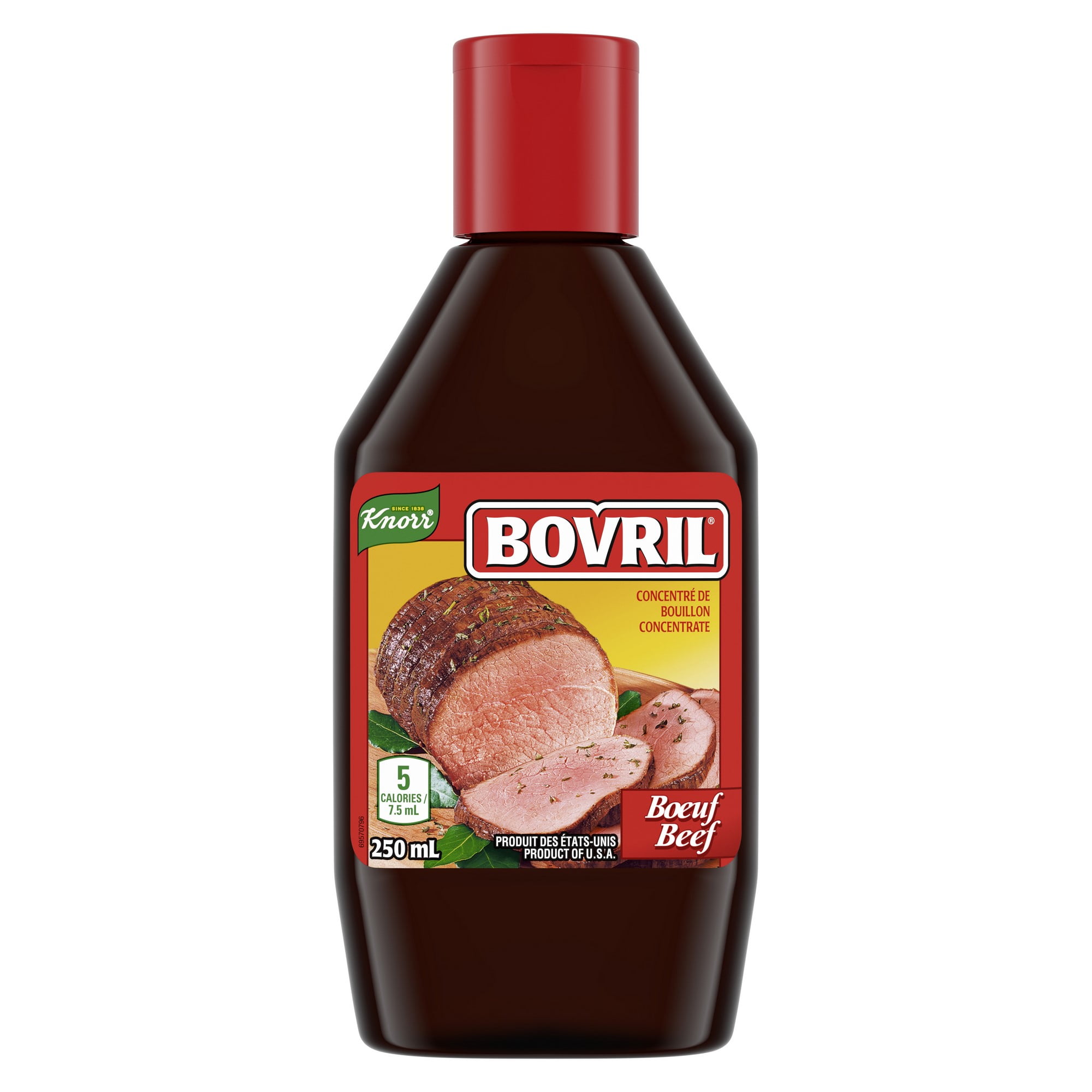 Knorr Bovril Beef Flavour Liquid Bouillon Concentrate, 250 mL Concentrated Liquid