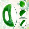 thumbnail image 4 of Gua Sha Massage Tool with Handle Resin Massage Tools Lymphatic Drainage Massager Body Shaping Gua Sha Tools for Full Body Men Women Birthday Festival Holiday Present (Green), 4 of 5