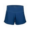thumbnail image 3 of Boxercraft BW6103 Women's Stretch Woven Lined Short-Indigo-M, 3 of 4