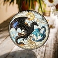 thumbnail image 2 of FourthWing-Dragon Suncatcher Ornament, Tairn & Andarna Ornament for Readers, Book Lover Gift, Holiday Ornament, Onyx Storm Stained Glass, 2 of 5