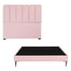 thumbnail image 2 of Box Base Cama Slim Queen Size+Cabecera Kami Rosa, 2 of 8