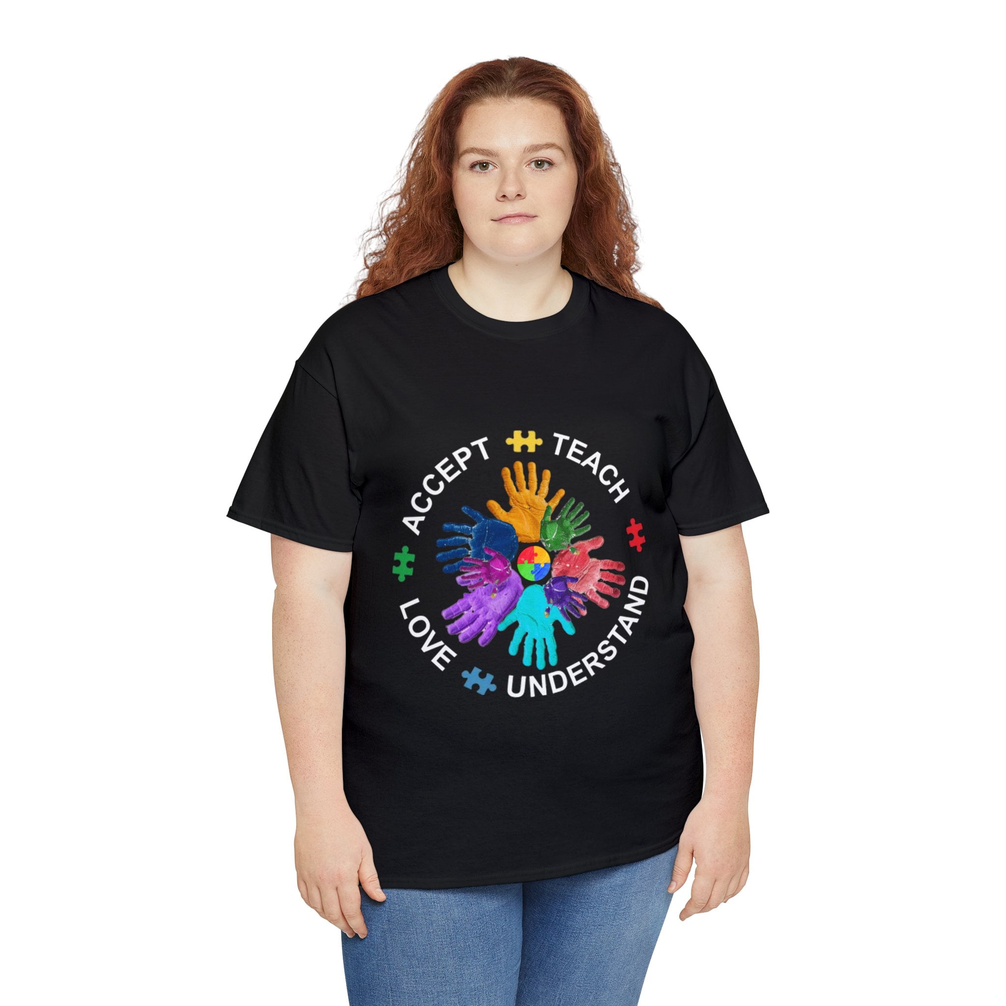 Autism Awareness Shirt, Teach Accept Understand Love Shirt ID-0217-OPMG