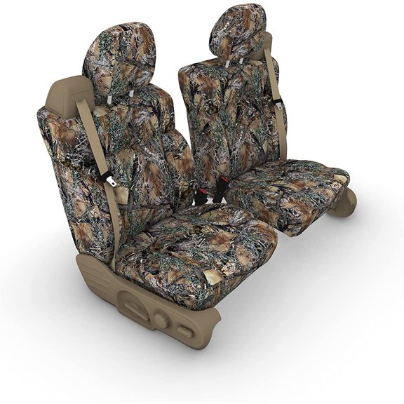 C1999 2003-2007 Chevy Silverado, Avalanche and GMC Sierra Front Captain Chairs With Electric Seats in Seats in MC2C Camouflage Endura