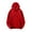 Red, variant on Sentmoon Men Sweatshirt Oversized Drawstring Hooded Neck Mens Pullover Long Sleeve Solid Color Loose with Pockets Stretchy Fall Outfits Winter Casual for Christmas Dinner L