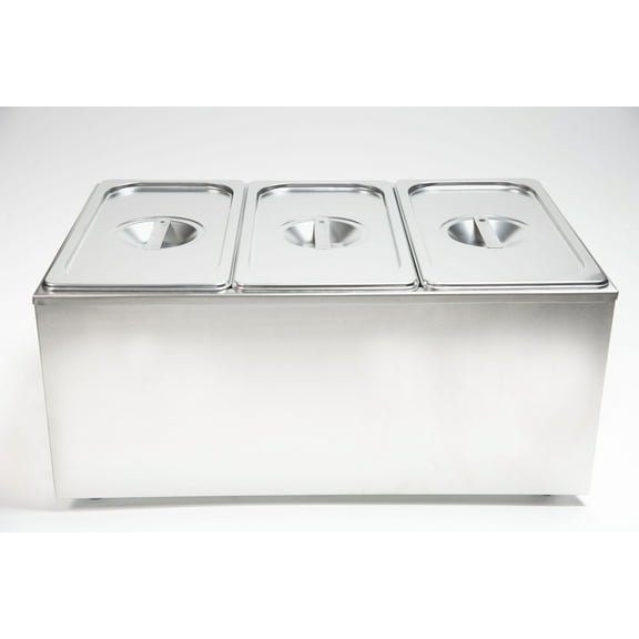 SYBO Food Warmer Bain Maire 3 Well w/ Tap