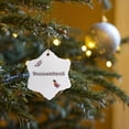 thumbnail image 7 of 3drose, Connecticut, 3 inch Snowflake Porcelain Ornament, 7 of 7