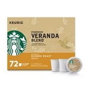 Starbucks Veranda Blend Ground Coffee, Blonde Roast K-Cups (72 ct.)