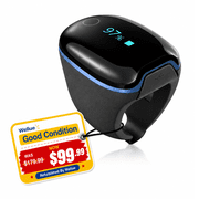 Open Box Wellue O2Ring Continuous Pulse Oximeter, Wearable SpO2 Monitor