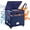 Blue, variant on File Box with Lock, 2-Layer Fireproof Document Box with Wheels,Collapsible File Storage Organizer with Pockets,Large Portable Office Filing Cabinet Folders,Blue,16''x13.8''x12.2''