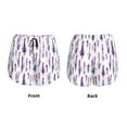 thumbnail image 3 of Daiia Lavender Flowers Pattern Women's 2 in 1 Running Shorts - Lightweight Athletic Workout Gym Yoga Shorts Liner with Phone Pockets-XX-Large, 3 of 7