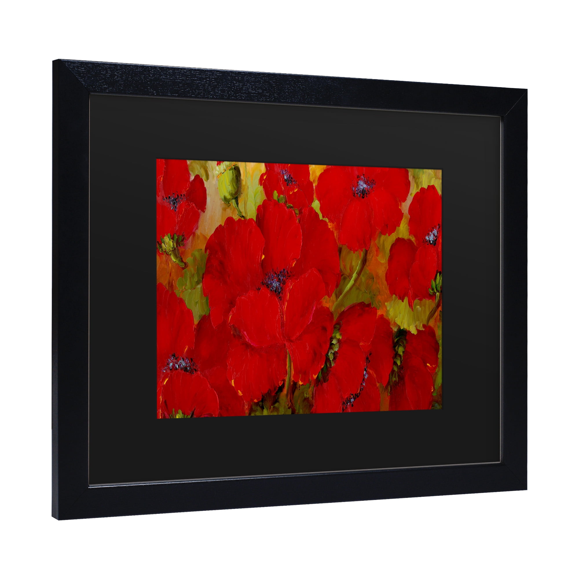 Trademark Fine Art 'Poppies' Canvas Art by Anonymous