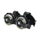thumbnail image 4 of Patines sobre ruedas, ruedas de tacón brillantes, ligeras y resistentes para niños, niñas y niños Negro, 4 of 8