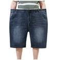 thumbnail image 2 of ZRGHAOYLQ Men's Summer Mid-waist Shorts Loose Wide Leg Sports Short Pants Summer Casual Shorts Plus Size Drawstring Elastic Waist Shorts with Pockets, 2 of 9