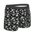 thumbnail image 4 of Uemuo Daisies Flowers Pattern Men's Boxer Briefs,Trunk Anti-Chafing,Comfortable, Durable, and Stylish Underwear-Small, 4 of 9