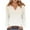 #H-White, variant on Womens Long Sleeve V-Neck Top Gradient Ombre Henley Blouses with Button Placket, Loose Fit Casual Chic Tunic Shirts,Sizes:S,M,L,XL,2XL,3XL