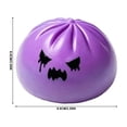 thumbnail image 2 of Halloween Ghost Dumpling Squishy Toy, Colorful Cute Bao Dumplings Squeeze Balls Stress Relief Sensory for Holiday Gift, 2 of 6