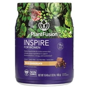 PlantFusion - Inspire for Women Plant-Based Protein Powder Rich Chocolate - 16.4 oz.