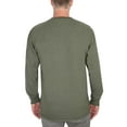 thumbnail image 2 of LAYER UP LONG SLEEVE HENLEY WAFFLE IN FOREST GREEN, 2 of 2
