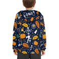 thumbnail image 3 of Suhoaziia Halloween Novelty Hoodies for Teen Pumpkin Cute Head Skeleton Spider Web Print Boys Outdoor Activities Streetwear 8-10 Year Old, 3 of 6