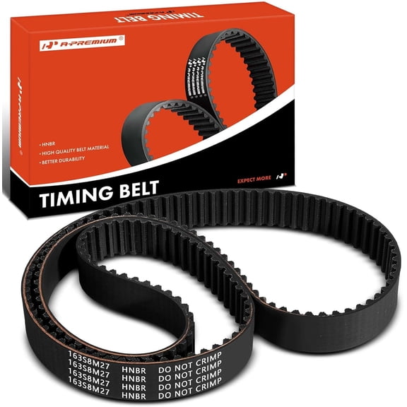 A-Premium Engine Timing Belt Compatible with Toyota Camry 1992-2001 2.2L, RAV4 1996-2000 2.0L, Celica 1992-1999 2.2L, MR2 1992-1995 2.2L, Solara 1999-2001 2.2L - Replace# 1356809040