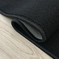 thumbnail image 4 of Custom Size Anti-Slip Machine Washable Loop Pile Black Runner Rugs ( 19' x 36"), 4 of 6