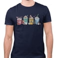 thumbnail image 2 of Holiday Drinks Christmas Shirt Unisex X-Large Navy, 2 of 5