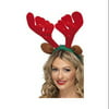 15" Green and Red Reindeer Antler Unisex Christmas Headband Costume Accessory