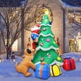 thumbnail image 1 of Adornos navideños inflables Poptrend Papá Noel de 2,1 m con LED, 1 of 6