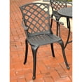 thumbnail image 2 of Crosley Furniture Sedona 18.5" Aluminum Dining Arm Chair in Black (Set of 2), 2 of 4