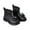 Z02 Black, variant on Toddler Boots,Kids Winter Snow Boots Boys Girls Waterproof Cold Weather Boots Non- Sole Outdoor Shoes Children's Warm Wool Lined Footwear,Fall Boots,Black,11-11.5 Years