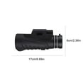 thumbnail image 3 of Monocular Telescope, 40x60 Monocular, High Power BAK4 Lens for Hunting Hiking Camping Travel, Waterproof Rubber Shockproof Portable Outdoor Telescope with Night Vision and Tripod Case, 3 of 9