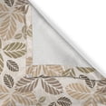 thumbnail image 5 of Ambesonne Leaf Grommet Curtain, Retro Leaf Silhouettes, 50" x 108", Army Green Tan Brown, 5 of 6