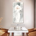 thumbnail image 3 of Elephant Stock Silver Blush I Wall Art - Vertical Canvas Wall Art - Living Room Wall Decor - Abstract Canvas - Beige And Blue Decor By Carol Robinson - 27" x 54", 3 of 8