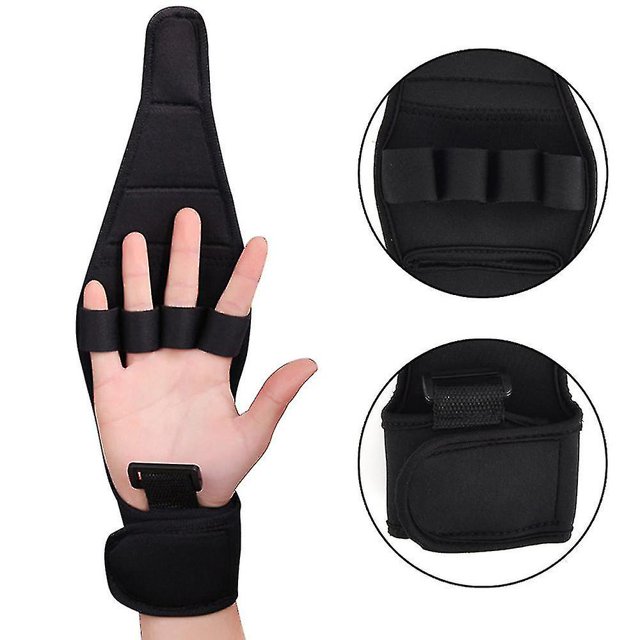Guantes de rehabilitación antiespasticidad con dedos ajustables Guante de entrenamiento auxiliar