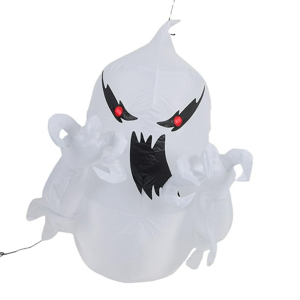 Decoración inflable de para Halloween, inflable con ojos rojos brillantes, decoración de para festival, fiesta en césped