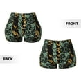 thumbnail image 5 of Kdxio Lilies Flowers Print Workout Shorts for Women Seamless Soft Smooth Gym Yoga Scrunch Active Shorts, 5 of 9