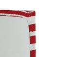 thumbnail image 2 of Saying Fitted Sheet, Never Stop Dreaming Words Frame Print over Stripes United States Theme Design, Soft Decorative Fabric Bedding, Full Size, Red Indigo, by Ambesonne, 2 of 2