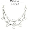 thumbnail image 3 of Y2K Star Pants Chain for Men Jean Chains for Women Pocket Chain for Pants Biker Hip Punk Chains Y2K Jewelry for Women Accessory Silver Trendy Fashion for Music Festival Concert Cosplay, 3 of 7