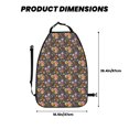 thumbnail image 2 of Gaeub Colorful Flowers with Butterfly Print Anti-Kick Storage Mat for Car Seats 2 Pcs, Car Kick Mats with 3 Pocket Protector, Essential Car Seat Protector for Child Car Seat,Car Seat Protector, 2 of 8