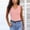 Pink, variant on Women's Summer Tank Tops Casual Sleeveless Garment Lace Trim V Neck Undershirts Basic Solid Color Vest Fashion Slim Fit Tunic Top